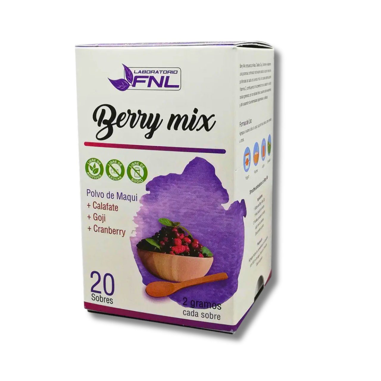 Berry Mix (Maqui + Calafate + Goji + Cranberry) 20 Sobres - FNL