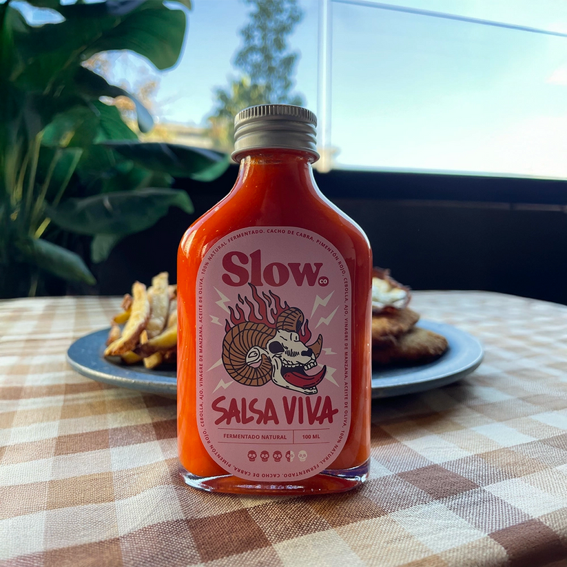 Slow Cacho de Cabra Salsa Fermentada 100ml - Slow Company-Conservas-Mercado Silvestre