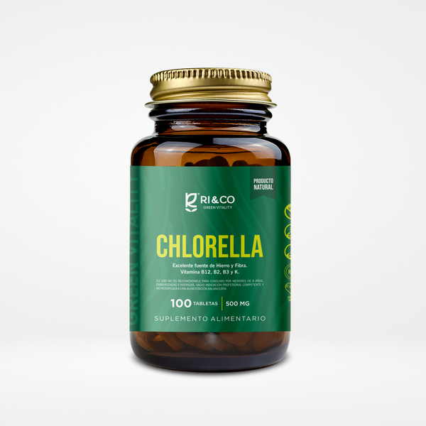 Chlorella 500mg 90 Tabletas (1,5 meses) - RI&CO