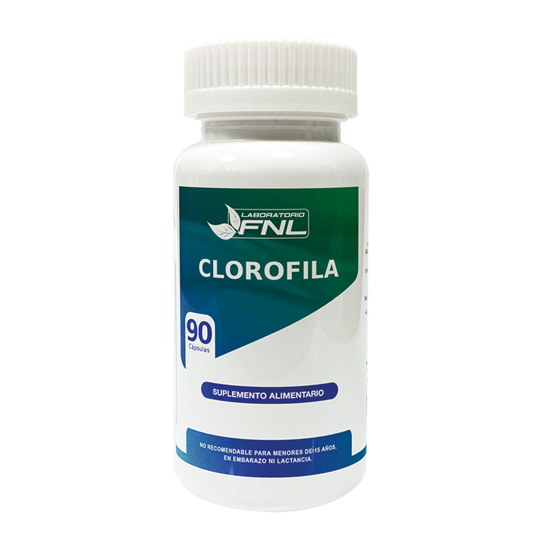 Clorofila 500mg - 90 Cápsulas  (1,5 meses) - FNL