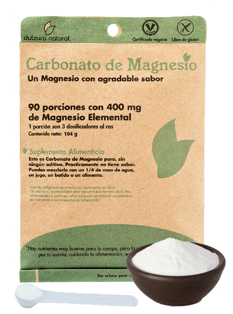 Carbonato de Magnesio - 90 porciones - Dulzura Natural