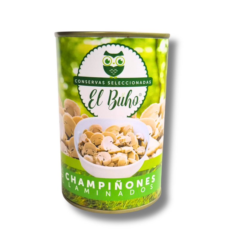 Champiñones Laminados 400gr - El Buho