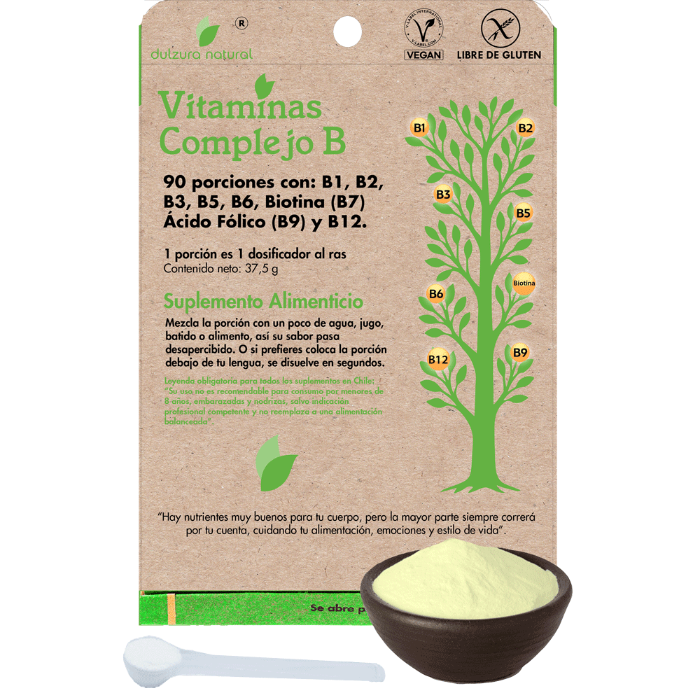 Vitaminas Complejo B – 90 Porciones – Dulzura Natural