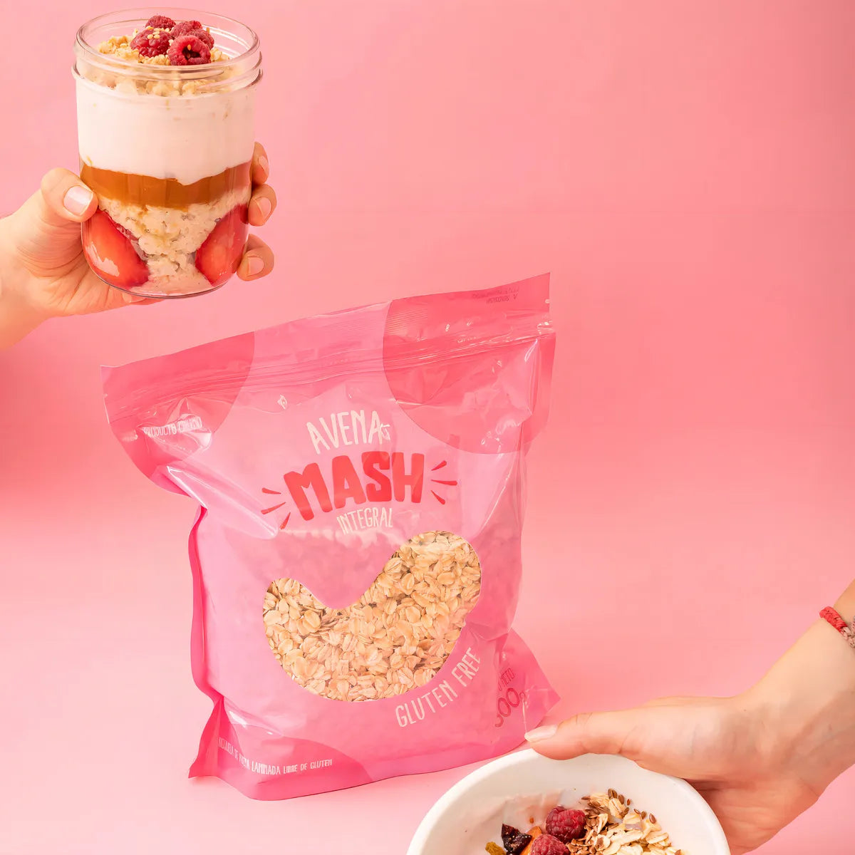 Avena Integral Sin Gluten 800gr - Mash Foods