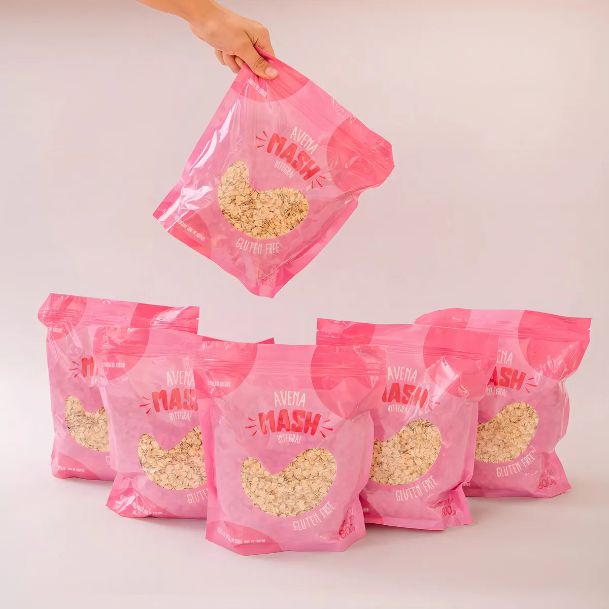 Avena Integral Sin Gluten 800gr - Mash Foods