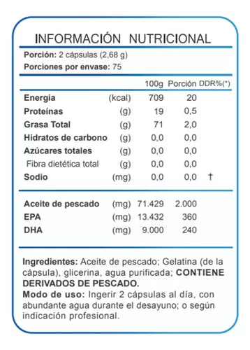 Omega 3 - 150 Cápsulas (2,5 meses) - FNL