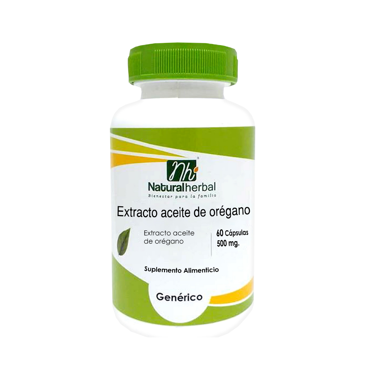 Extracto de Aceite de Orégano 500mg – 60 Cápsulas (1 mes) – Natural Herbal