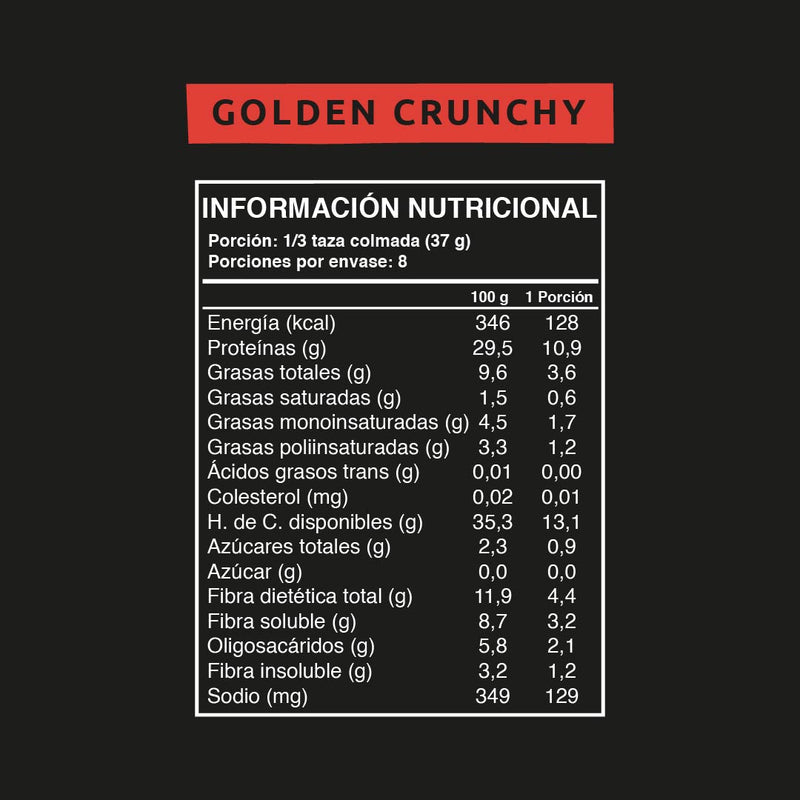 Granola Golden Crunchy Wild Protein 300gr - Wild Foods