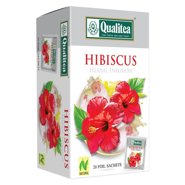 Infusión Hibiscus (Flor de Jamaica) (20 bolsitas) - Qualitea