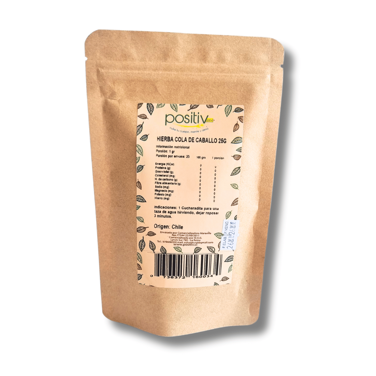 Hierba Cola de Caballo 25gr - Positiv-Té/Café/Infusiones-Mercado Silvestre