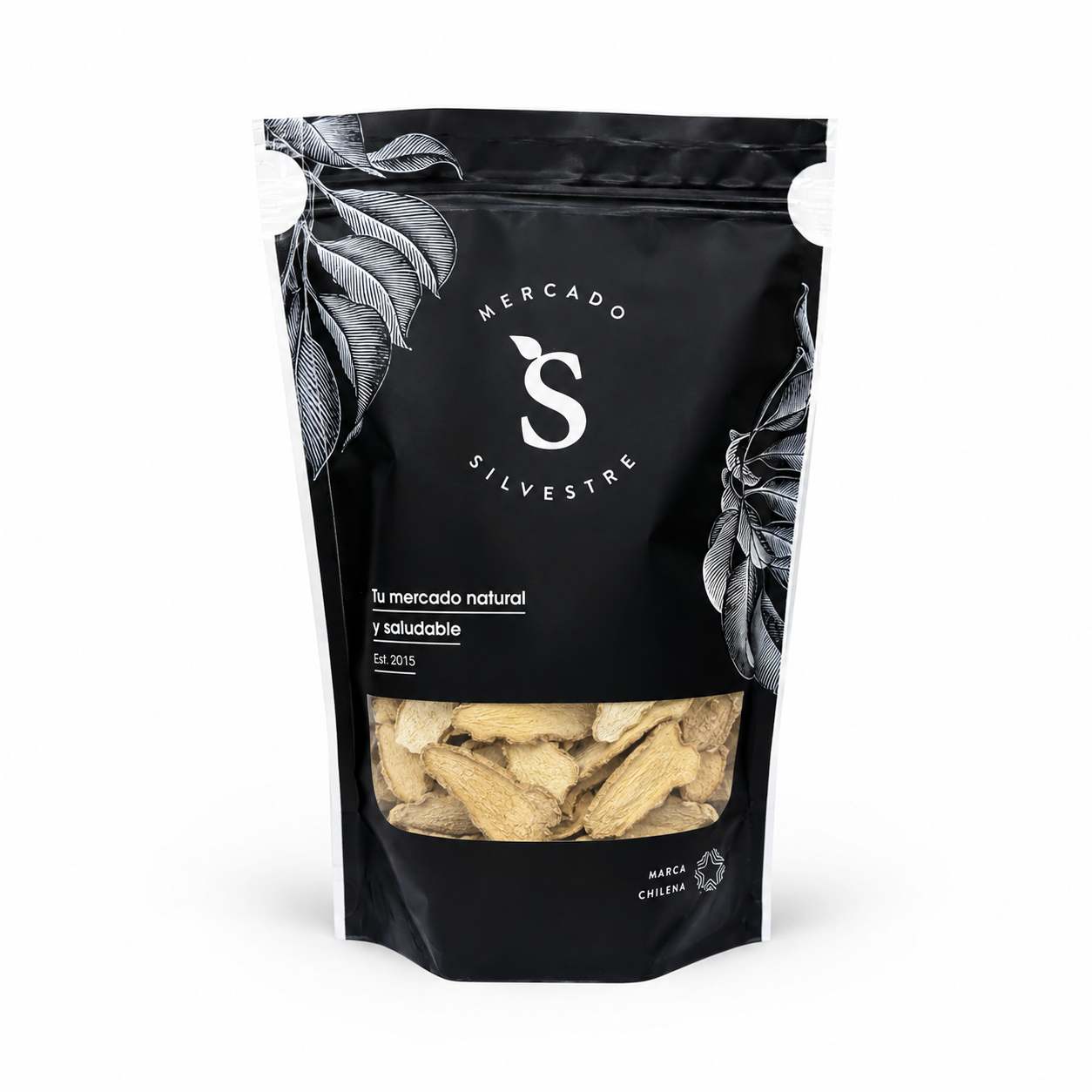 Jengibre Deshidratado en Hojuelas 250gr - Infusión y Cocina - Mercado Silvestre