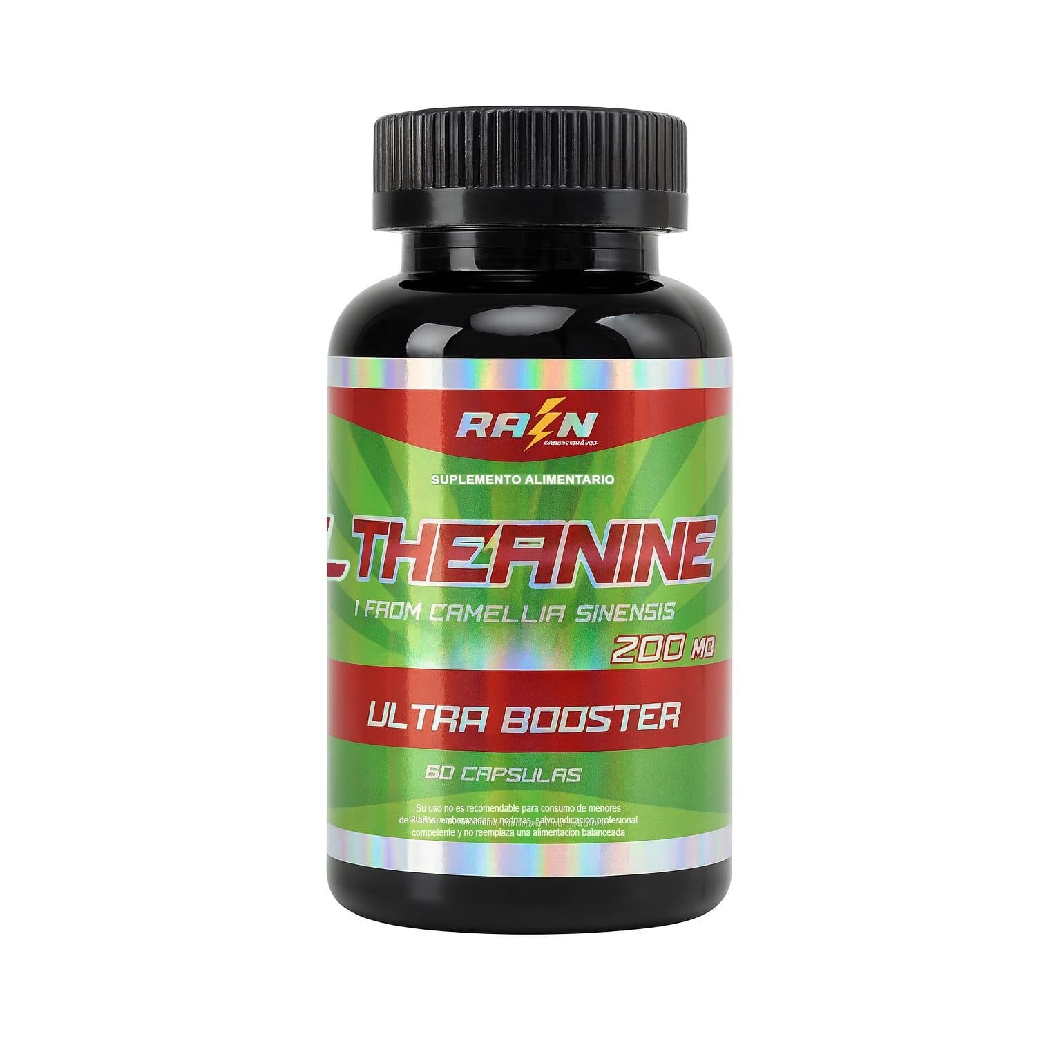 L-Teanina 200 mg – 60 Cápsulas (1 Mes) - Rain