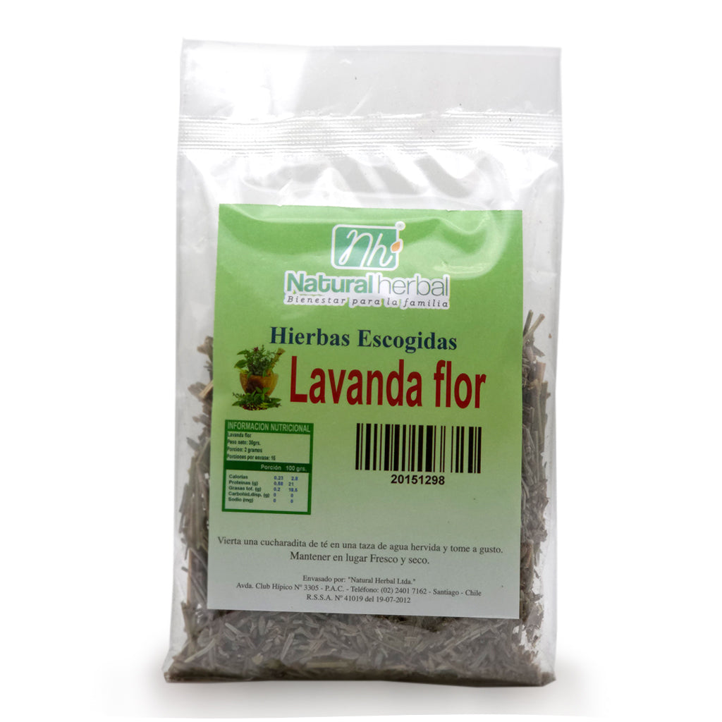 Lavanda Flor 30gr - Infusión Relajante para el Descanso - Natural Herbal