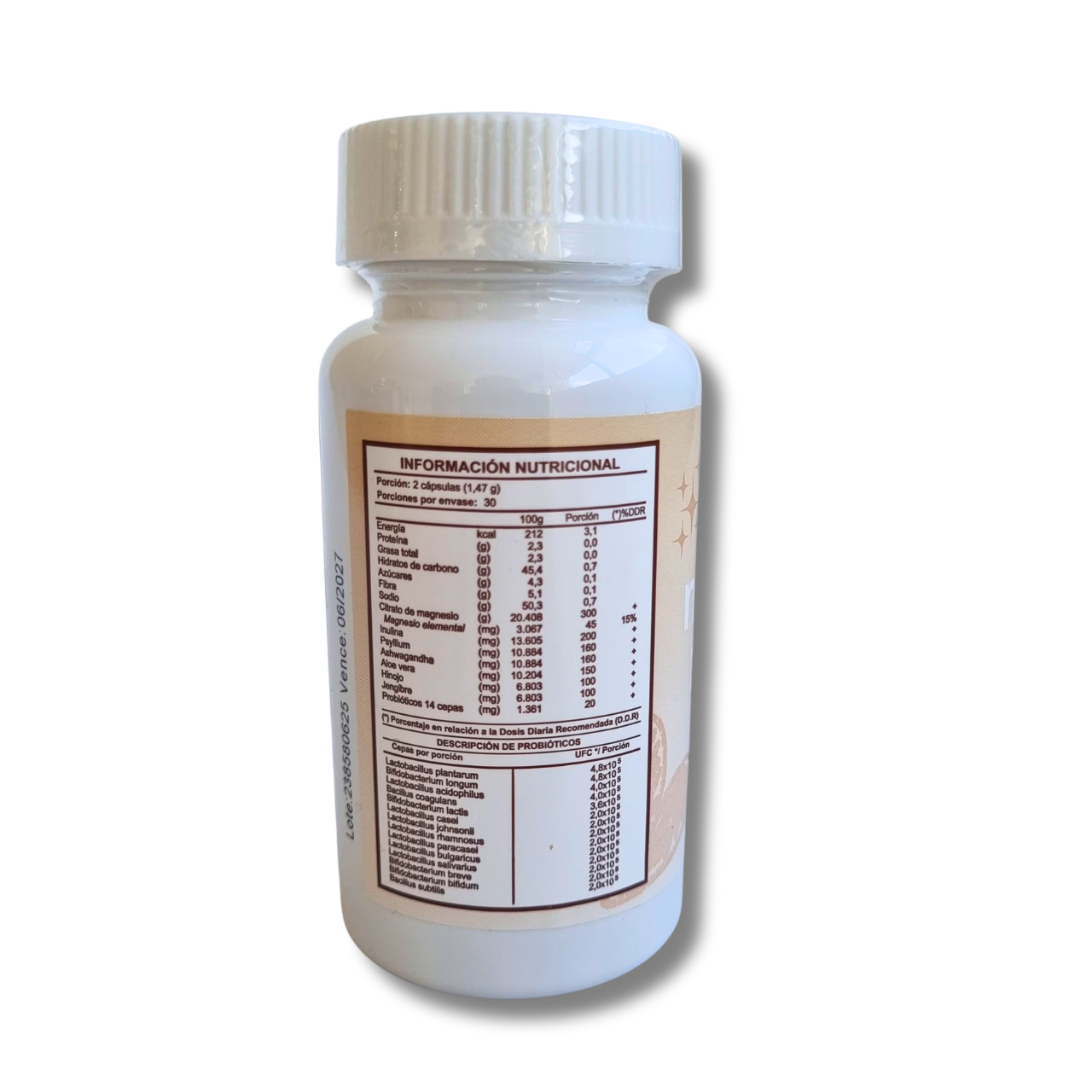 Laxfem (Salud Digestiva) – Nutrafem 60 Cápsulas Vegetales (1 mes)  – FNL