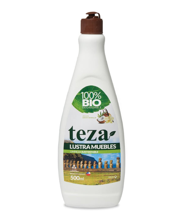 Lustramuebles 100% Biodegradable Coco Vainilla 500ml - Teza