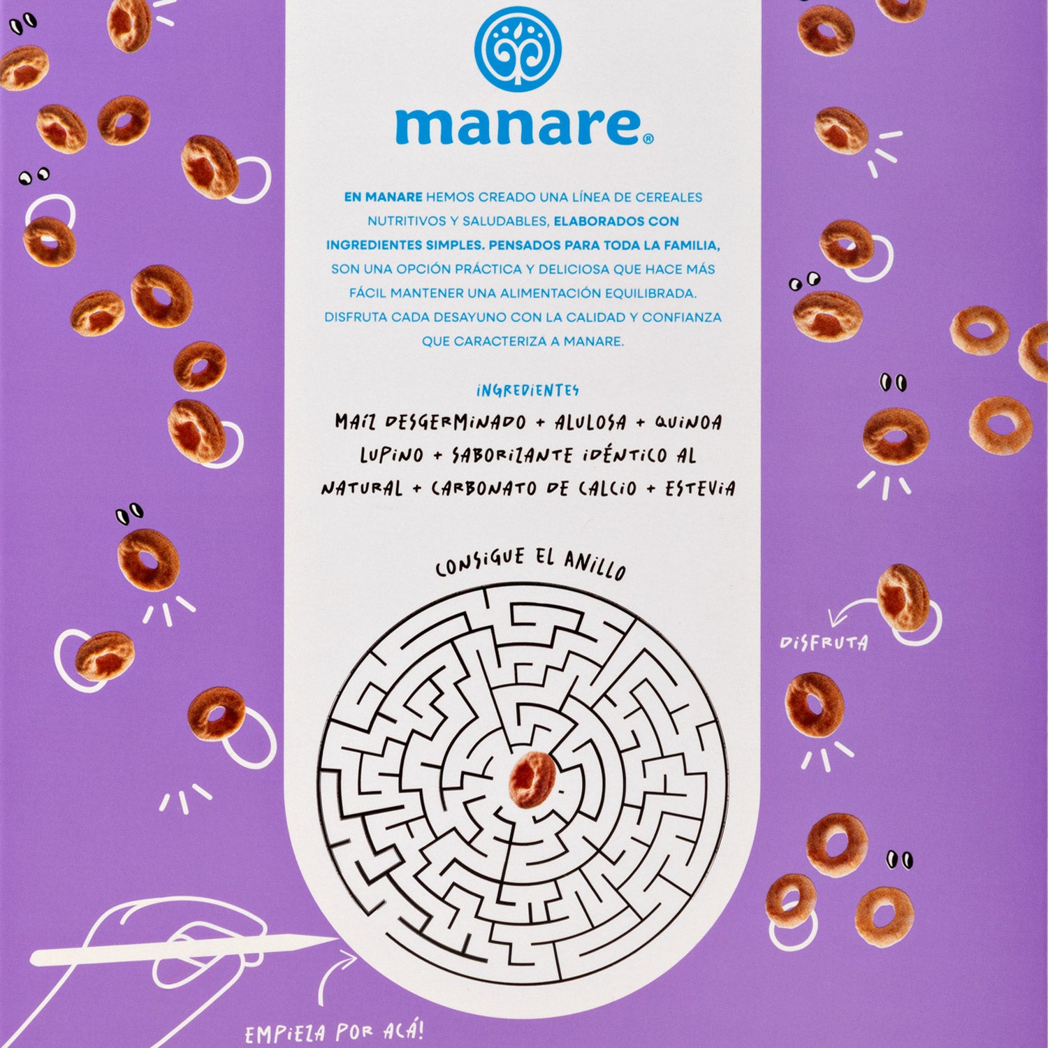 Cereal Sin Gluten Dulce 250gr - Manare