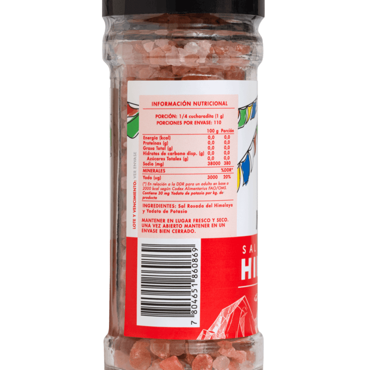 Molinillo Sal Rosada del Himalaya 110gr - Manare