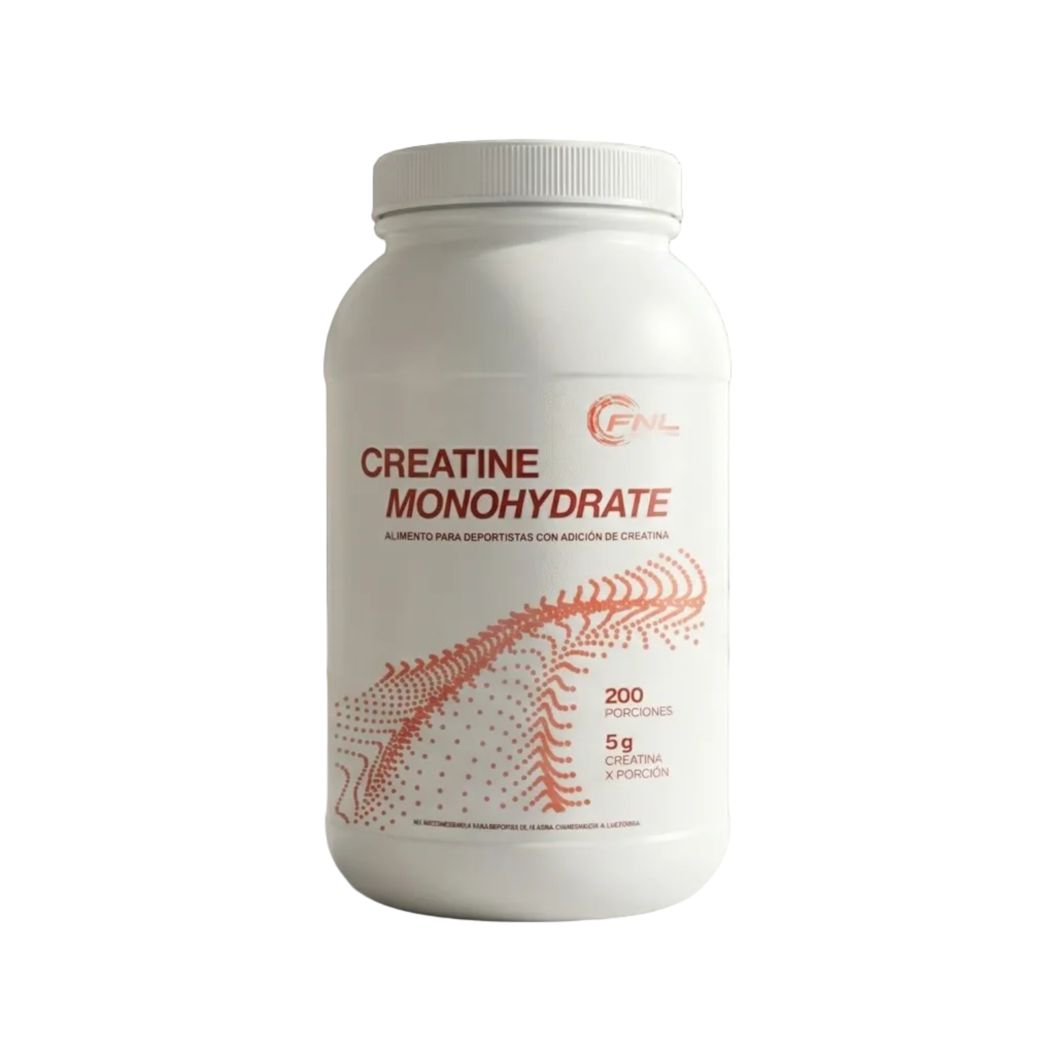 Creatina Monohidratada 1kg - 200 porciones (6,6 meses) - FNL