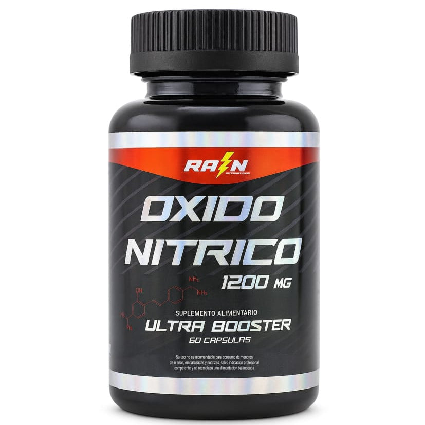 Óxido Nítrico Ultra Booster 1200 mg – 60 Cápsulas (1 Mes) - Rain