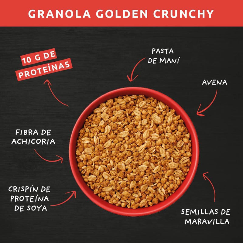 Granola Golden Crunchy Wild Protein 300gr - Wild Foods