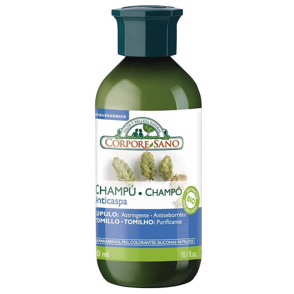 Shampoo Anticaspa Lúpulo Tomillo 300ml - Corpore Sano