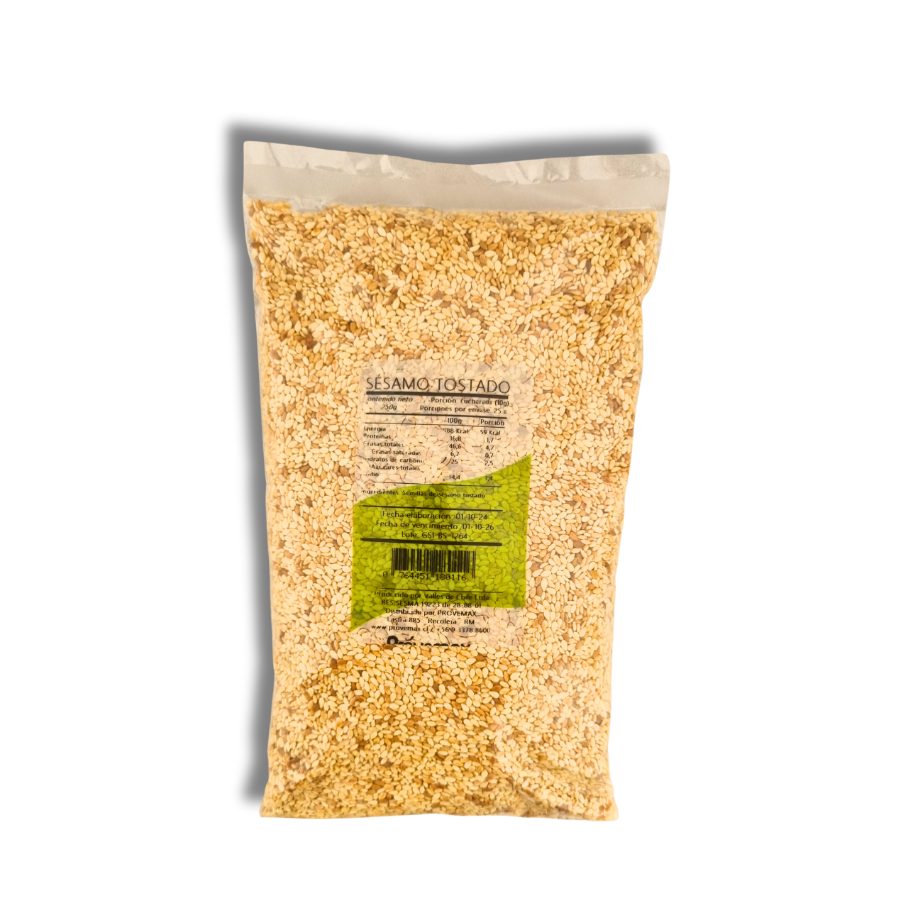 Sésamo Tostado 250gr - Valles de Chile