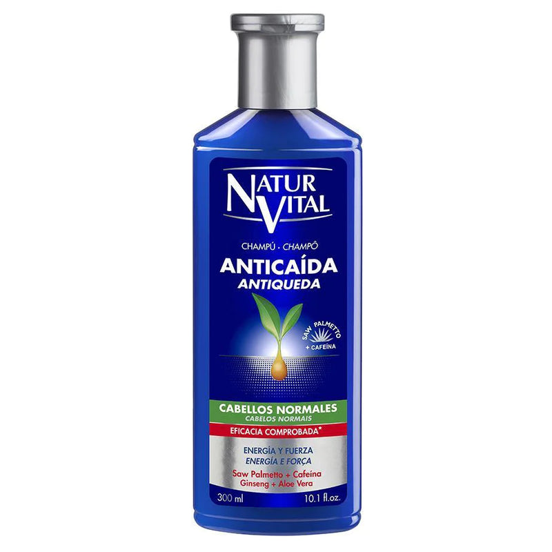 Shampoo Anticaída Cabellos Normales 300ml - Natur Vital