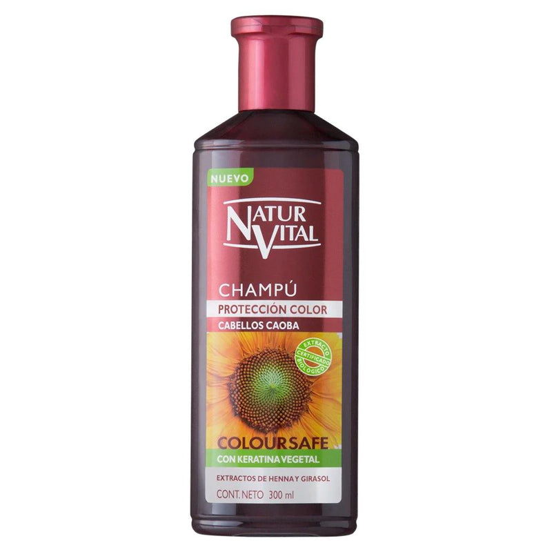 Shampoo Cabellos Caoba 300ml - Natur Vital