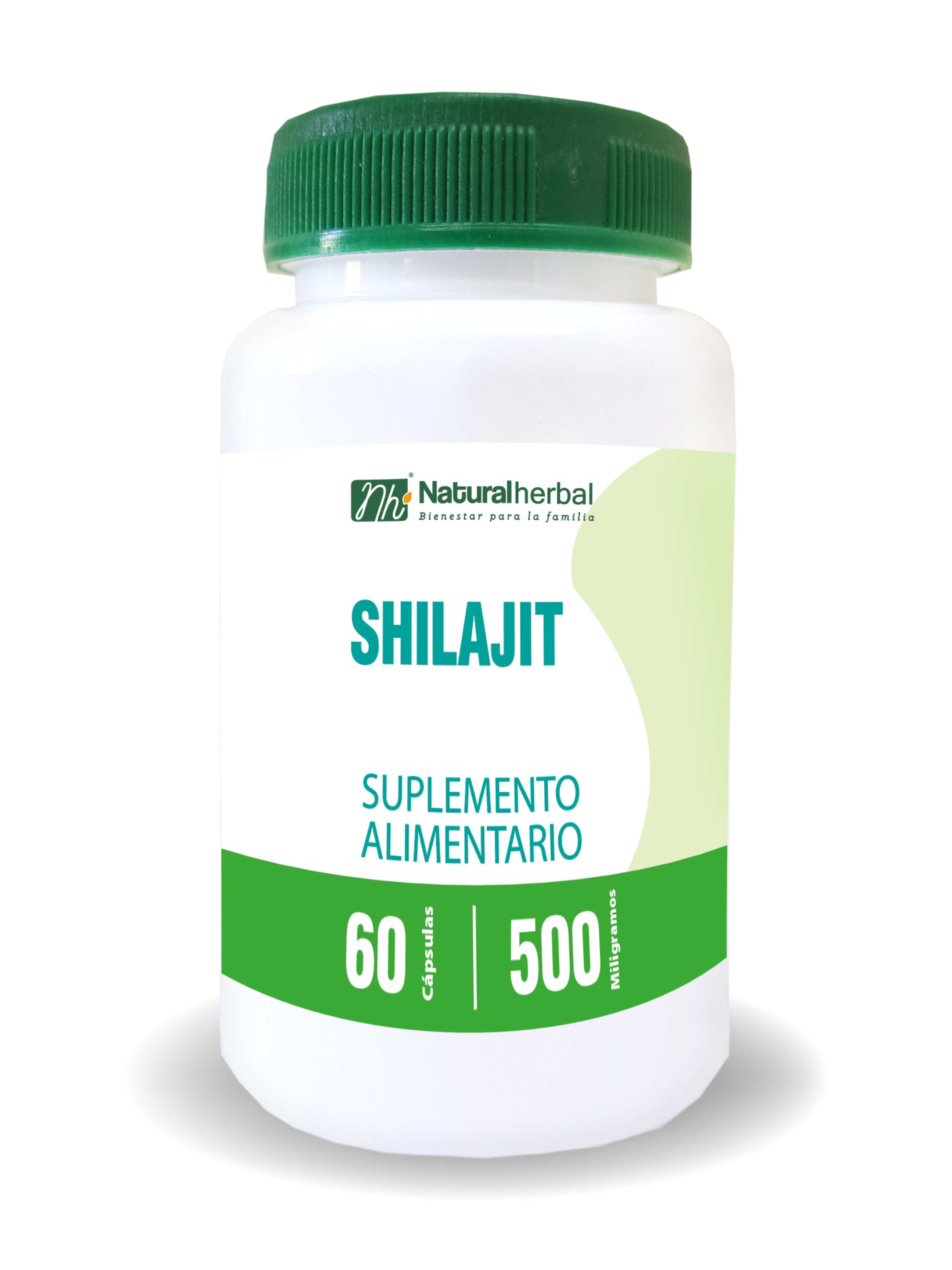 Shilajit 500mg 60 Cápsulas (1 mes) - Natural Herbal