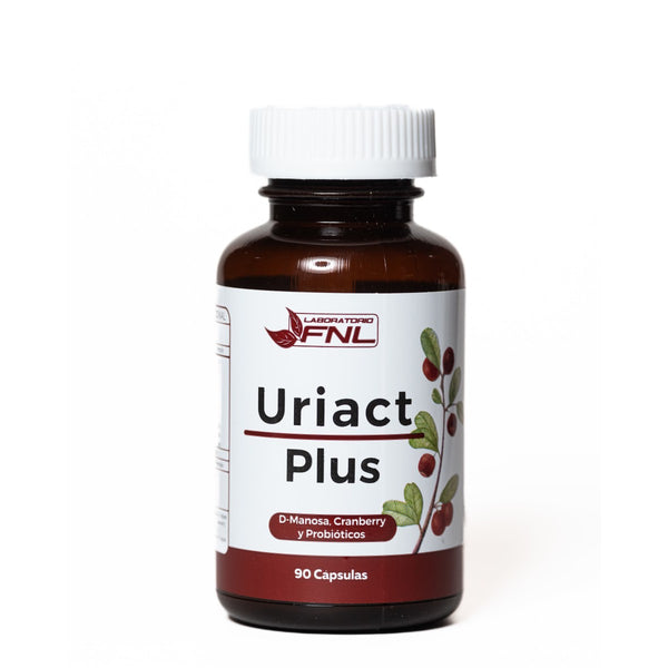 Uriact Plus D-Manosa, Cranberry y Probioticos 90 Cápsulas (1,5 meses) - FNL