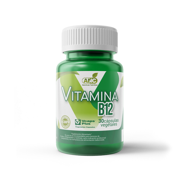 Vitamina B12 30 Cápsulas Vegetales (1 mes) - ANC