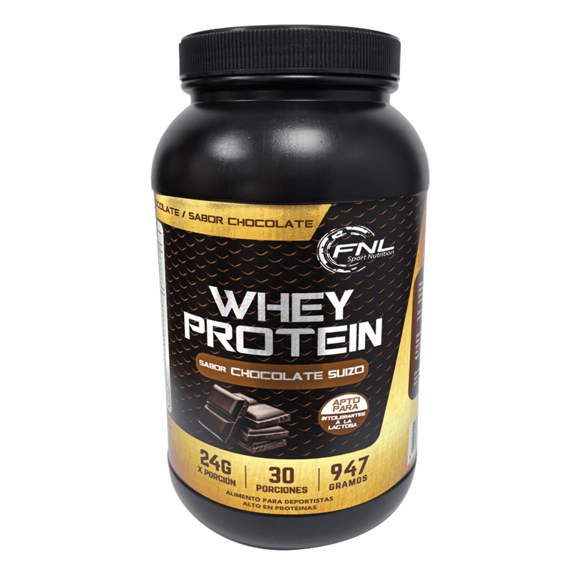 Whey Protein Chocolate Suizo 947gr (30 porciones) - FNL