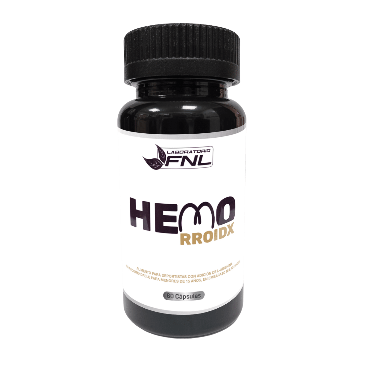 Hemorroidx (Castaño, L-Arginina, Limón, Naranjo, Aloe Vera, Sauco, Calafate, Jengibre) – 60 Cápsulas (1 mes) - FNL