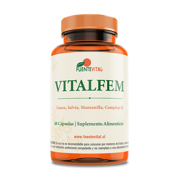 Vitalfem (ex Menopas) Micropulverizado 60 Cápsulas (2 meses) - Fuente Vital