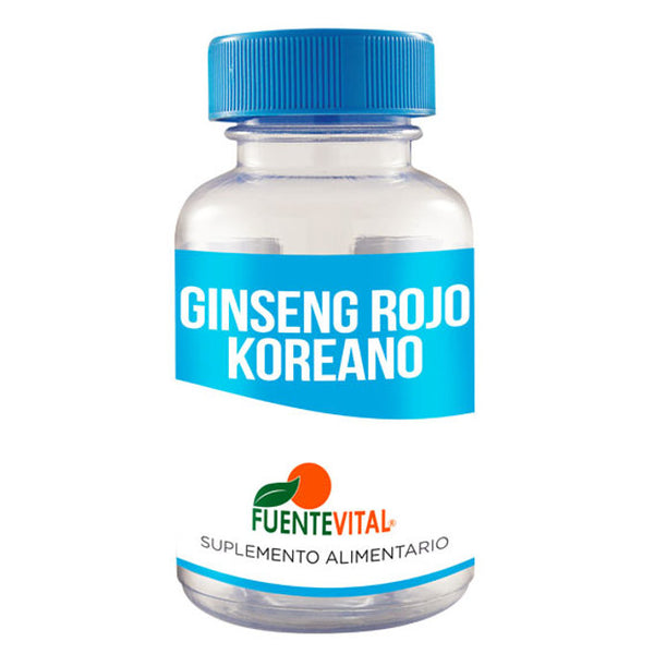 Ginseng Rojo Koreano 60 Cápsulas (2 meses) - Fuente Vital