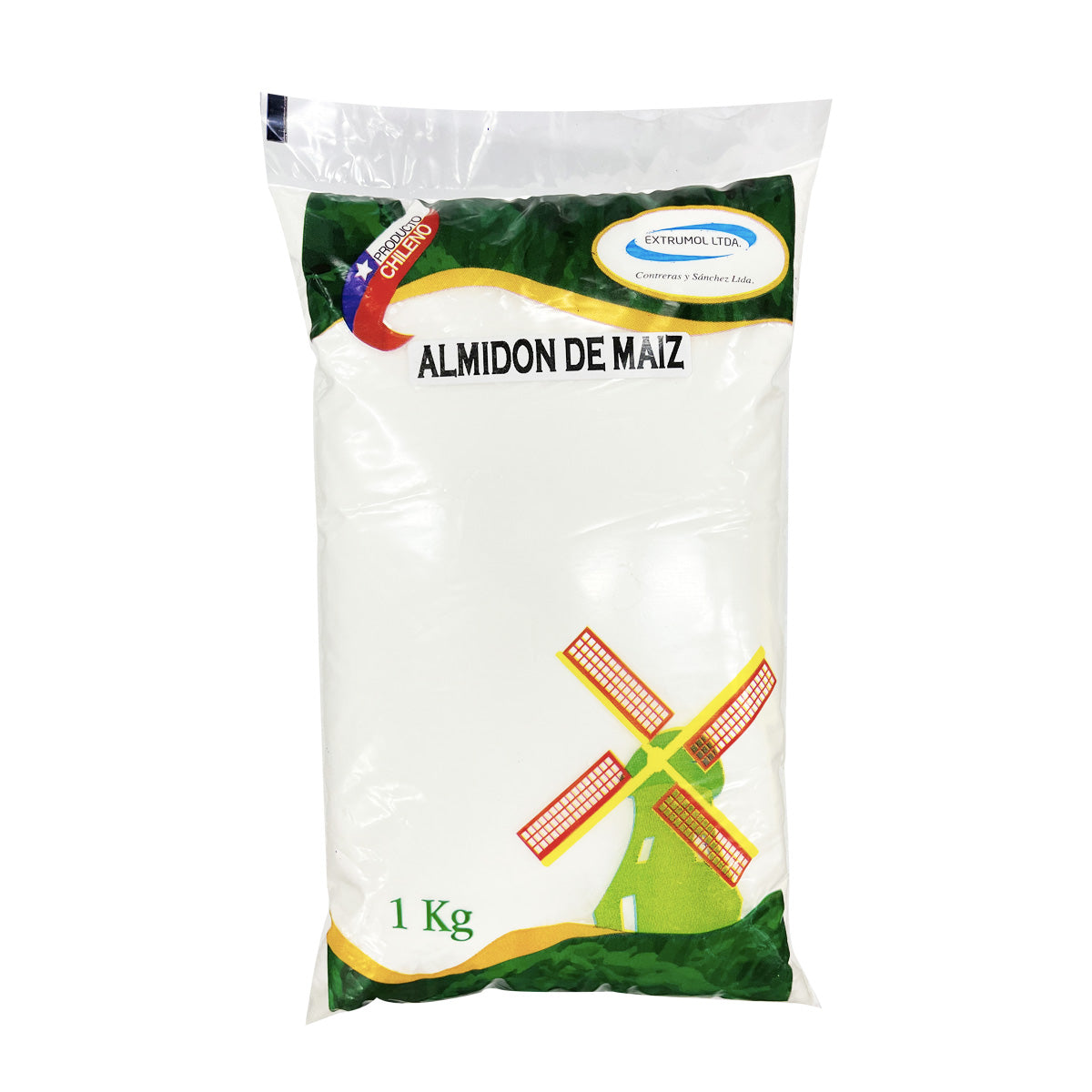 Almidón de Maíz Sin Gluten 1kg - Extrumol