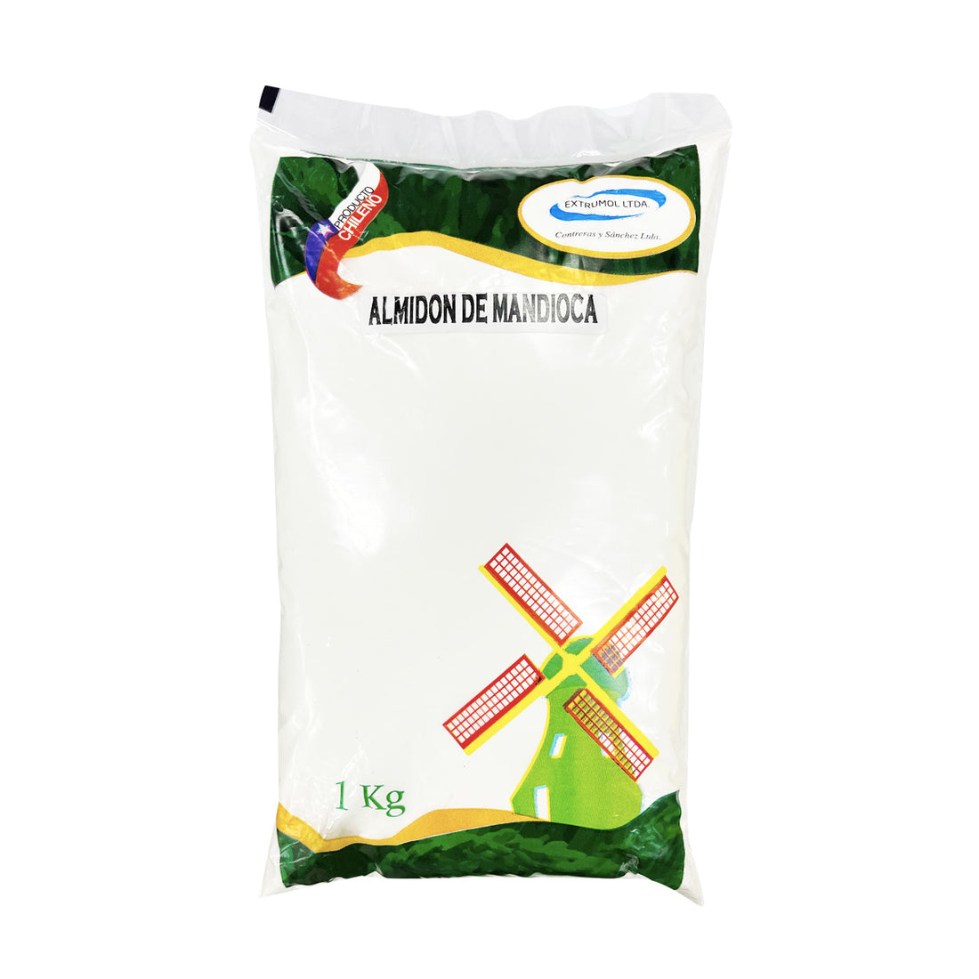 Almidón de Mandioca Sin Gluten 1kg - Extrumol