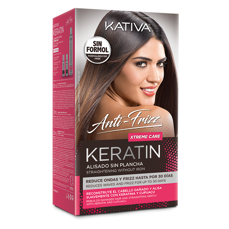 Kit Keratin Anti Frizz Alisado Sin Plancha Xtreme Care - Kativa-Belleza Natural-Mercado Silvestre