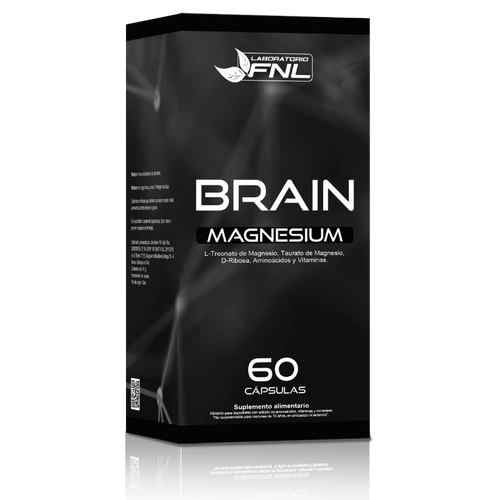 Brain Magnesium 60 Cápsulas (2 meses) - FNL-Vitaminas-Mercado Silvestre