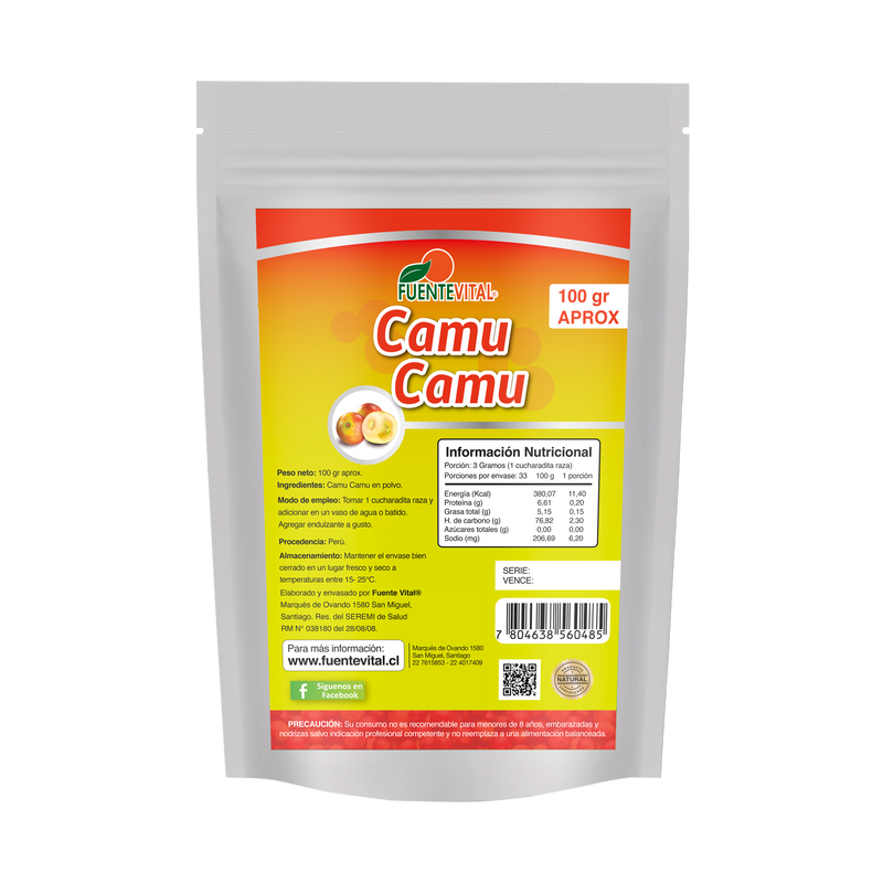 Camu Camu en Polvo 100gr - Fuente Vital