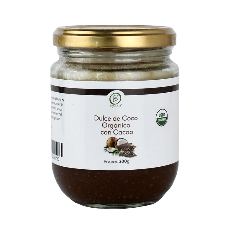 Dulce de Coco Orgánico con Cacao 200gr - Be Organics