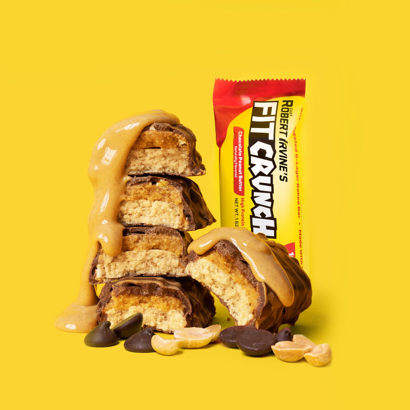 FITCRUNCH Protein Bar Chocolate Peanut Butter 46gr - Chef Robert Irvine's