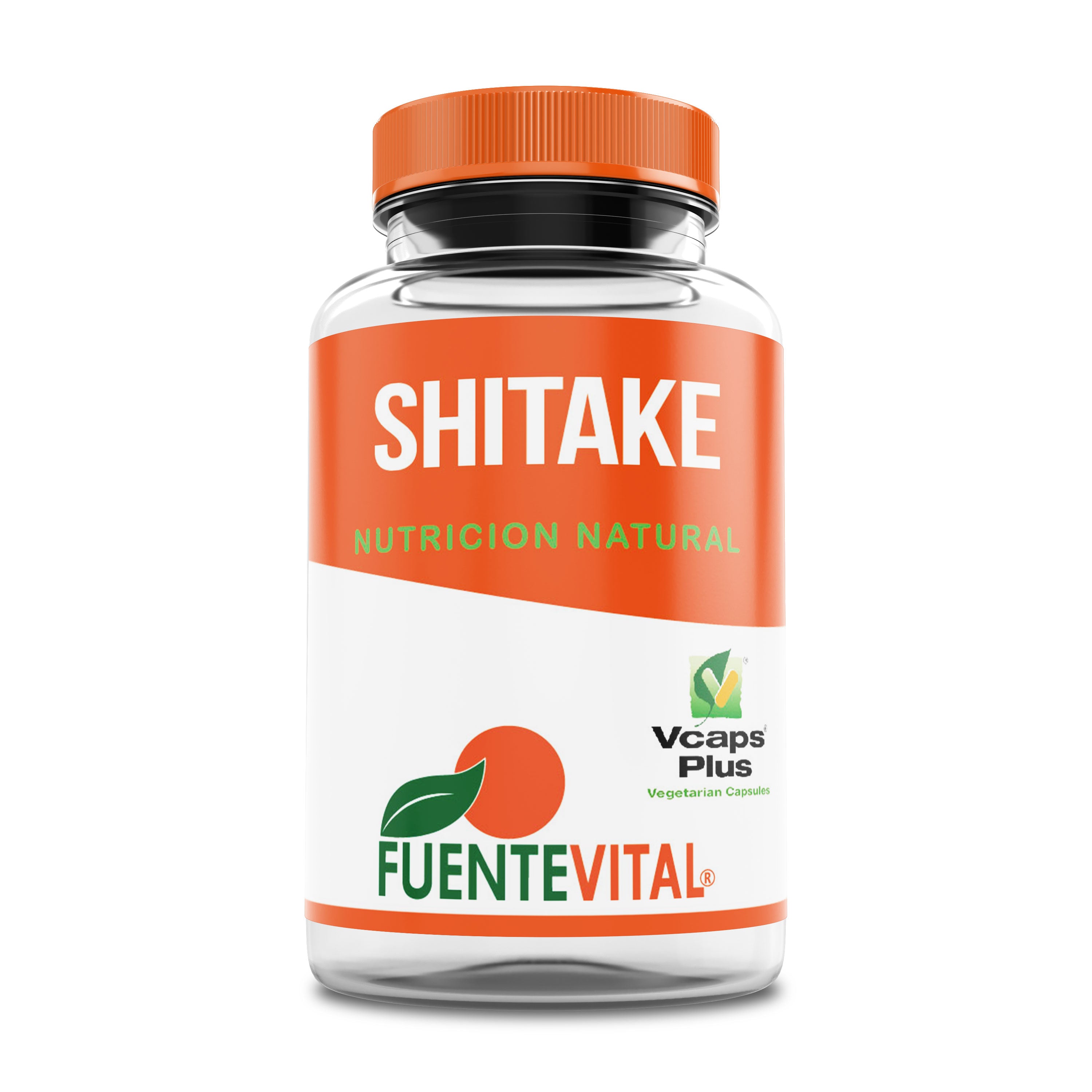 Shiitake 200mg (Inmunidad, Vitalidad y Salud Celular) – 60 Cápsulas Vegetales (2 meses) – Fuente Vital