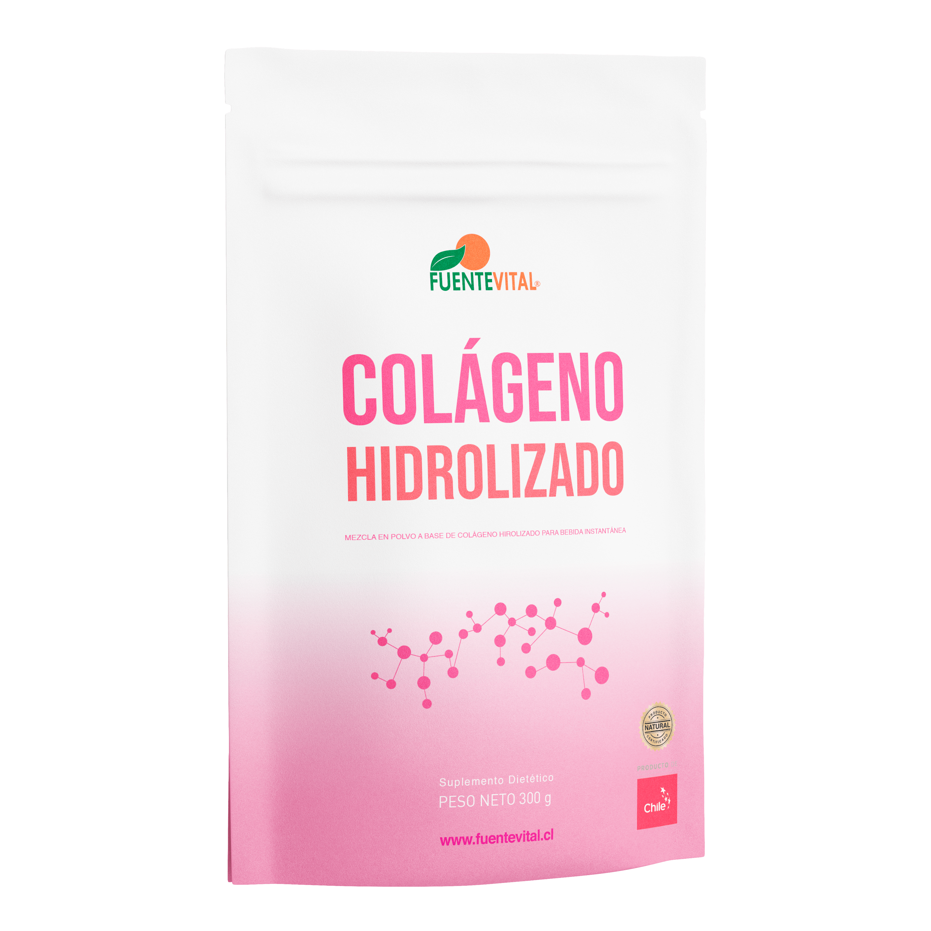 Colágeno Hidrolizado en Polvo 300g – Fuente Vital