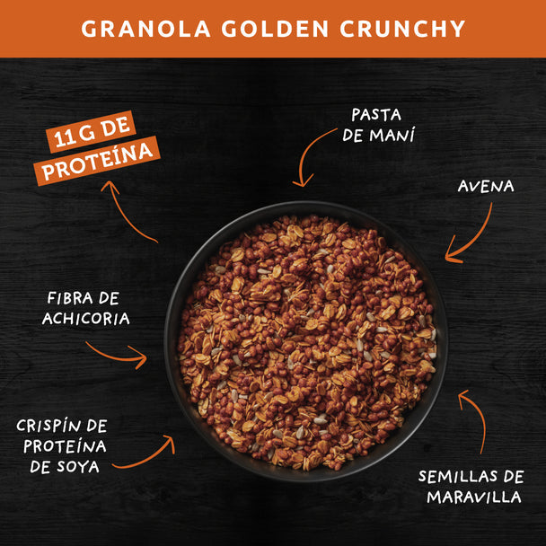 Granola Golden Crunchy Wild Protein 300gr - Wild Foods