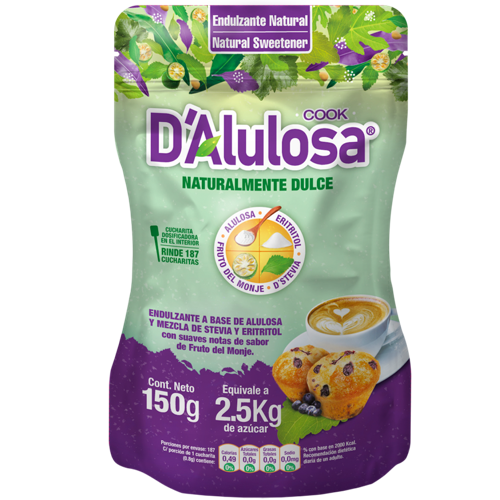 Endulzante Granulado de Alulosa 150gr - D'Alulosa