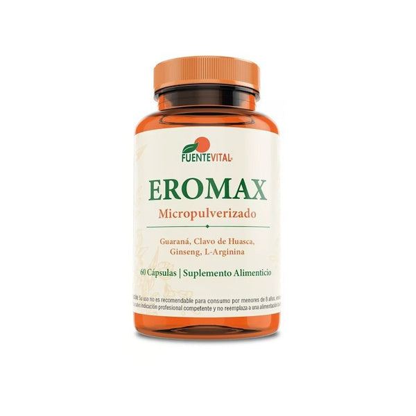 Eromax Micropulverizado 60 Cápsulas (2 meses) - Fuente Vital