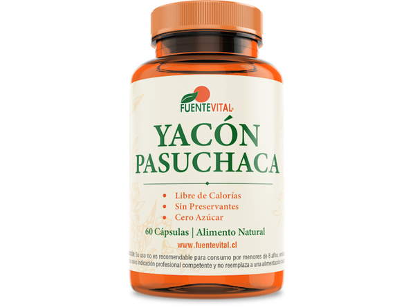 Yacón + Pasuchaca 60 Cápsulas (2 meses) - Fuente Vital