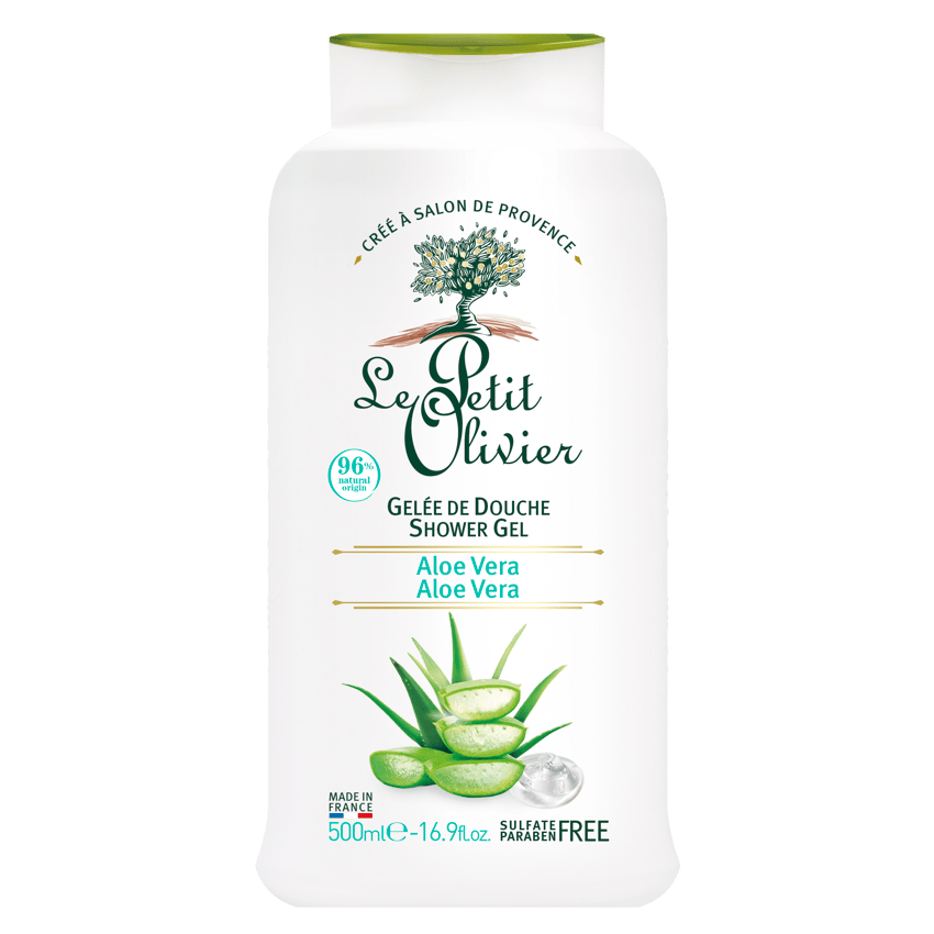 Gel de Ducha Aloe Vera 500ml - Le Petit Olivier-Belleza Natural-Mercado Silvestre