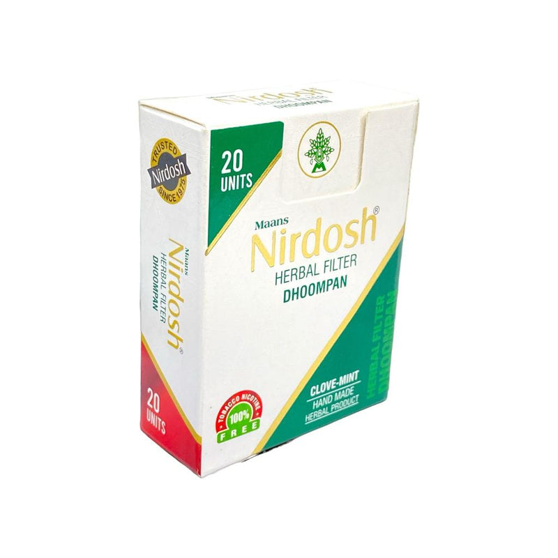 Cigarro Herbal Con Filtro 20 Unidades - Nirdosh